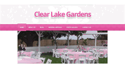 Desktop Screenshot of clearlakegardens.net